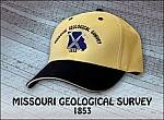 Missouri Geological Survey Hat - Khaki and Black